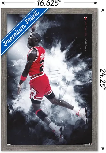 Vista 3 de Trends International Michael Jordan - Póster de pared Burst