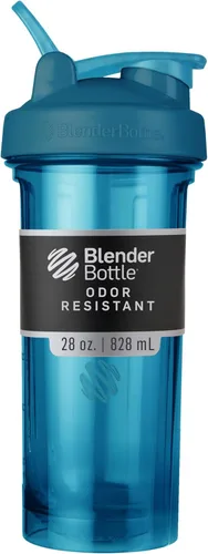 Vista 28 de Botella mezcladora serie Pro de BlenderBottle para batidos de proteínas y bebidas de preentrenamiento, 24 onzas, color negro
