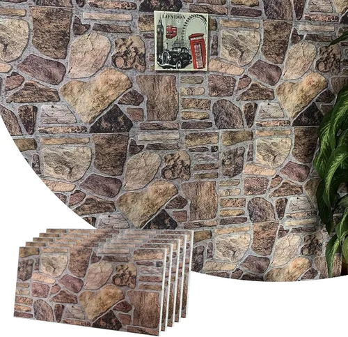 Vista 41 de Dundee Deco Paneles de Pared 3D - Revestimiento Aspecto de Piedra Gris Azulado Blanco Paneles de Pared, Revestimiento de Espuma de Poliestireno