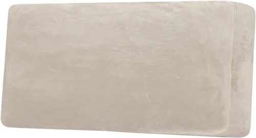 Vista 138 de H.VERSAILTEX - 4 fundas elásticas de terciopelo para cojín de sofá modular en forma de L (sofá grande de 3 plazas + 1 diván, color marfil)