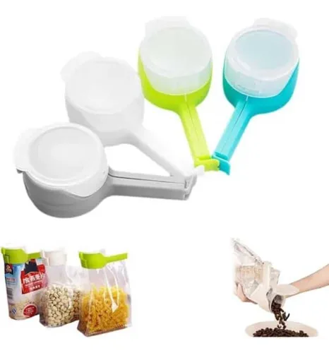 Vista 4 de Clips Sellador De Bolsas Alimentos Organ