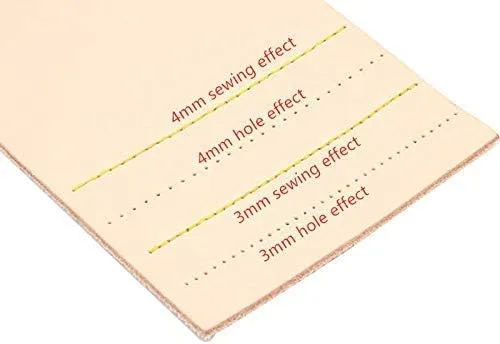 Vista 5 de Punzón de cuero Cincel de costura Agujero Redondo Agujero Agujero Herramienta