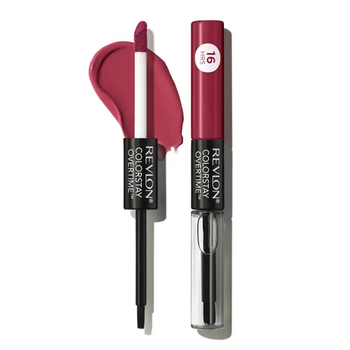 Vista 11 de Revlon Lápiz labial líquido con brillo de labios transparente, colorStay Overtime Lipcolor, relleno de calcetines para mujeres, 005 Infinite