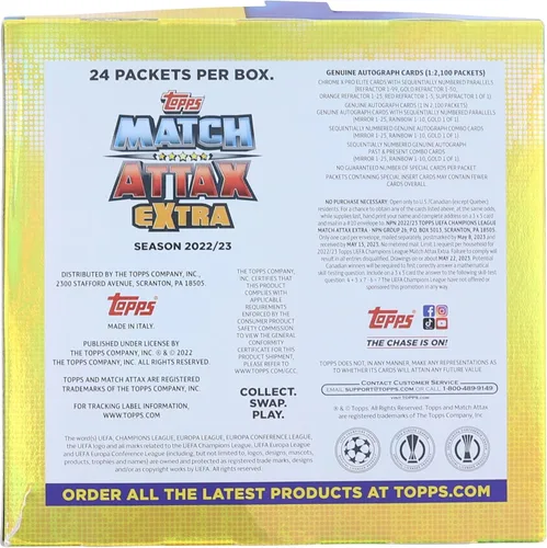 Vista 2 de Topps Caja expositora extra de la UEFA Champions League Match Attax 2022/23