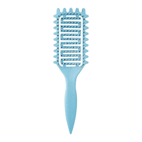 Vista 12 de Cepillo definidor de rizos, cepillo de pelo rizado 2024, cepillo de cabello ventilado para desenredar, dar forma y definir rizos para mujeres y Verde