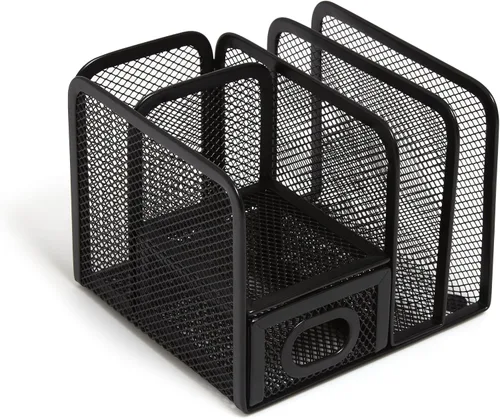 Vista 3 de Tru Red Tr57532-Cc - Soporte para accesorios de malla de alambre (5 compartimentos), color rojo mate