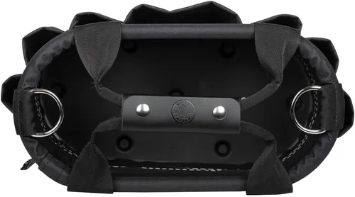 Vista 5 de Klein Tools 58886 Bolsa de herramientas, poliéster, 7 bolsillos con agujeros de drenaje