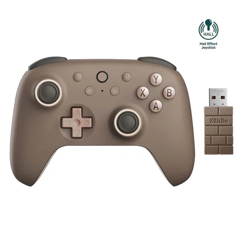 8Bitdo Ultimate 2C Wireless Controller for Windows PC and Android, with 1000Hz Polling Rate, Hall Effect Joysticks and Hall Triggers, and Remappable