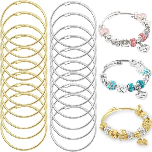 Vista 14 de 10 pulseras de cadena de serpiente con pulsera de 0.118 in ajustable con dije de serpiente con cierre de langosta y corazón, cadena extensora