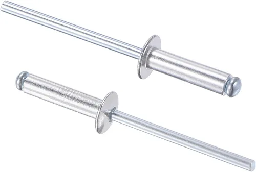 Vista 18 de uxcell Remaches ciegos, remaches de aluminio para tirar de remaches de decoración de núcleo de 0.197 in de diámetro de 1.181 in de longitud