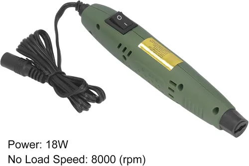 Vista 5 de Pluma de lijado P‑500‑15 Mini lijadora con detalle de bricolaje Micro máquina pulidora para lijar, perforar, grabado, grabado, enchufe de EE. UU.
