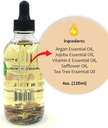 Vista 2 de Aceite esencial de aromaterapia para cabello y piel (naranja), 4 onzas líquidas (4.1 fl oz)