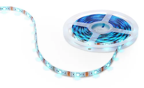 Vista 6 de PowerA Lumectra 18FT RGB LED Light Strip with Control Remote, Music Sync Color Changing Light Strip