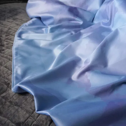 Vista 8 de Chrome Cherry Secūr - Manta con peso lavable de 10 libras 100% algodón premium y cuentas de vidrio, costuras reforzadas, diseñada en los Estados