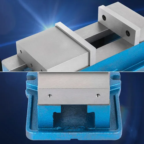 Vista 6 de Happybuy, tornillo de banco de 10cm ACCU de bloqueo preciso de precisión, tornillo de prensa de taladro de 10cm de ancho de mordaza, tornillo