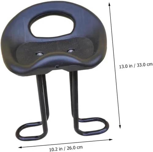 Vista 2 de Totority 1pc Front Safety Seat for Boys and Girls Easy to Install Bicycle Seat for Boy Girl Compatible Handlebar Thickened Support for Safety for
