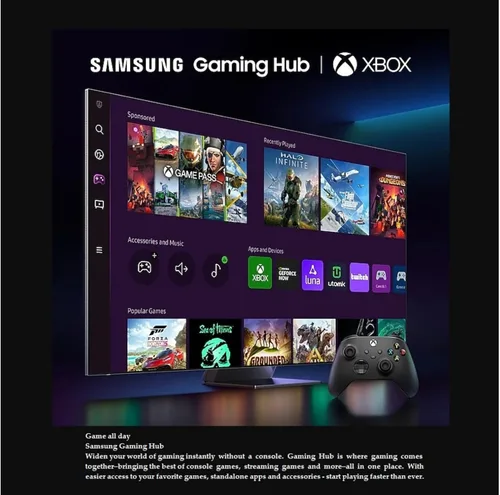 Vista 8 de Samsung 43 Pulgadas Smart TV Clase 2025 Serie U8000 Crystal UHD 4K Smart Tizen TV con Bluetooth, Motion Xcelerator (Reacondicionado)