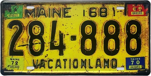 Vista 7 de Placa de matrícula de aluminio de Alabama, decoración de auto novedosa, placas de matrícula decorativas de 12"x6" para el frente del auto, placa