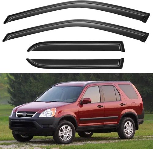 Vista 151 de Viseras de Ventana Protectores de Lluvia para Toyota Corolla 2009-2013, Deflectores de Viento de Ventilación de Ventana de Canal Externo Viseras