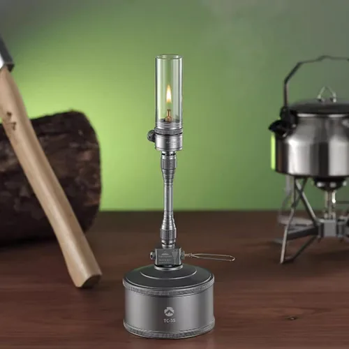 Vista 2 de Campingmoon - Adaptador de repuesto para bote de gas, portátil para exteriores, válvula lindal, válvula de ventilación para campamento, Z15