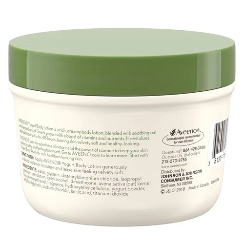 Vista 2 de Aveeno Loción corporal hidratante diaria de yogur, albaricoque y miel, 7 onzas