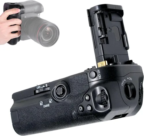 BG-R10 - Agarre vertical de batería para cámara Canon EOS R5 R5C EOS R6 R6 Mark II, repuesto para Canon BG-R10 agarre de batería, alimentado por