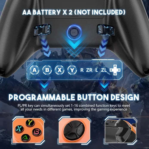 Vista 5 de Need to Upgrade Wireless Controller for Xbox, 2 Pack Game Controllers for Xbox One, Xbox Series XS, Xbox One XS, iOS, Android Windows PC Gamepad