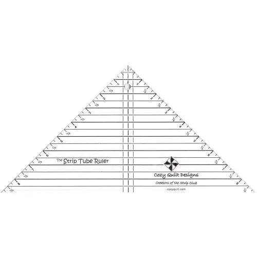 Strip Tube Ruler™ - 9.5" x 9.5" x 13.25" Herramienta de acolchado de mayor venta para triángulos cuadrados perfectos