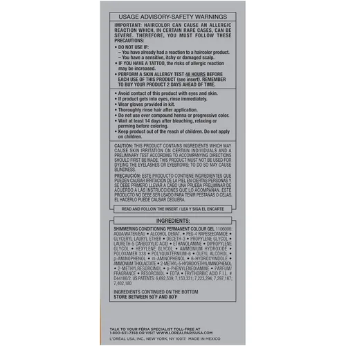 Vista 11 de L'Oreal Paris Feria - Tinte permanente para el cabello multifacético brillante