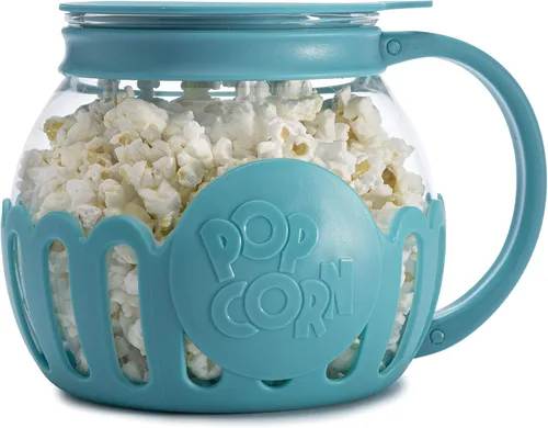 Vista 11 de Ecolution Microondas originales Micro-Pop Popcorn Popper Borosilicate Glass, tapa de silicona 3 en 1, lavavajillas Caja fuerte, BPA gratis