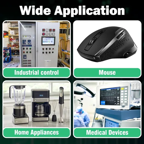 Vista 7 de BokWin 1 interruptor de acción a presión KW3 de 125 V/250 V, interruptor de límite micro para freidora de aire, microondas, aspiradora, máquina