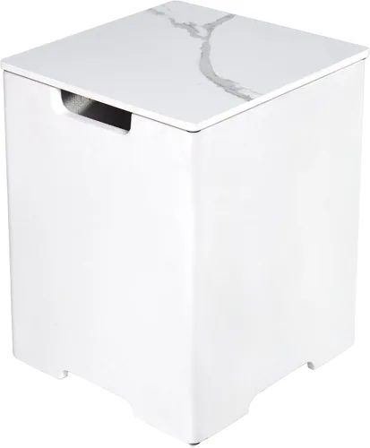 Vista 12 de AMS Fireplace Elementi Cubierta para Tanque de Propano de 20 Libras (Cilindro - Gris Oscuro) Hormigón Reforzado con Fibra de Vidrio Hecho a