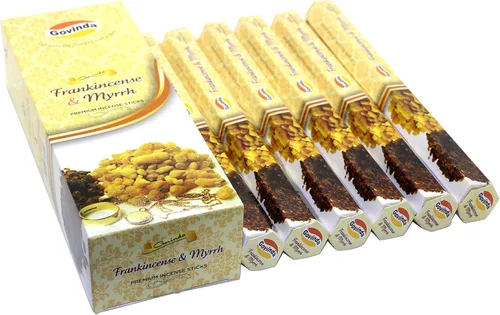 Vista 9 de Govinda Incienso – 120 varillas de incienso, incienso premium, revestimiento de masala (incienso)