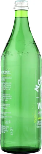 Vista 2 de Agua de manantial con sabor a lima The Mountain Valley, 1 litro - 12 por caja