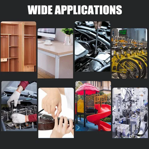 Vista 7 de Utoolmart T10 largo a prueba de manipulaciones Torx Star Key Bit Llave en forma de L niquelado 1 unids