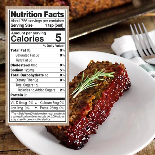 Vista 3 de The Wizard's Sauces, Salsa Worcestershire vegana orgánica sin gluten, tamaño de servicio de alimentos, botella de 128 onzas