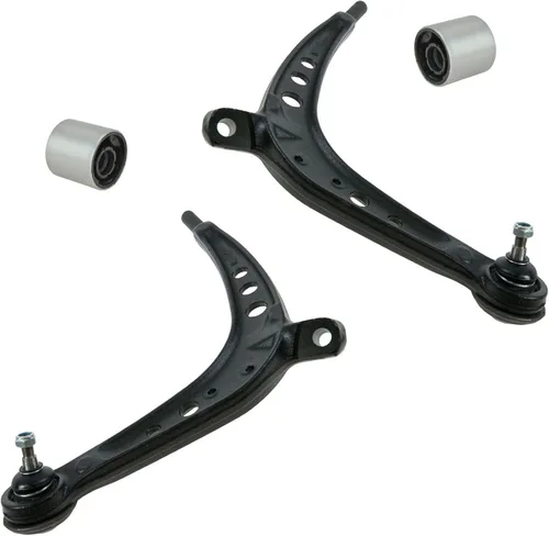 Vista 139 de TRQ Brazo de control superior e inferior del lado del conductor y del pasajero con juego de rótulas compatible con Chevrolet GMC 89-02