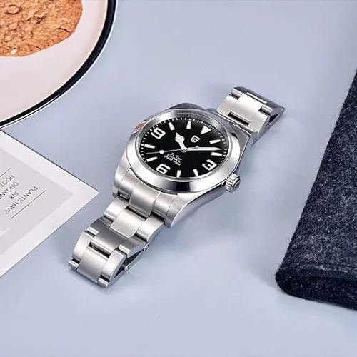 Vista 5 de Pagani Design Watches for Men Automatic Diver Watch Sapphire Glass Stainless Steel 40MM Waterproof Wrist Watch