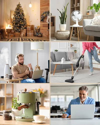 Vista 7 de DEWENWILS Toma de corriente con control remoto para interiores, interruptor de luz remoto inalámbrico para luces de Navidad, interruptor de toma