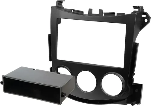 Scosche NN1665B Kit de tablero de instalación de radio de bolsillo doble DIN o DIN simple compatible con Nissan 370Z no NAV 2009-19 seleccionados -