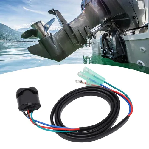 Vista 6 de Conjunto de interruptor de inclinación universal para barcos - Reemplazo para caja de control remoto, apto para motores fuera de borda