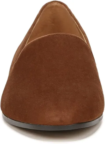 Vista 8 de Vionic Willa - Zapatos planos sin cordones para mujer, Marrón (Brown Suede)