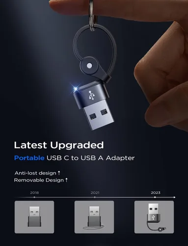 Vista 7 de AINOPE Cable USB C a USB C 60 W, 6 pies Cable de carga rápida tipo C a C con adaptador USB C a USB, cable USB C de carga rápida para iPad Pro Air