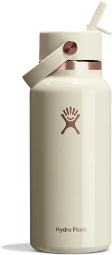 Vista 89 de Hydro Flask Botella de agua – Acero inoxidable aislado – Tapa flexible con popote de boca ancha, antiderrames, a prueba de fugas y recargable