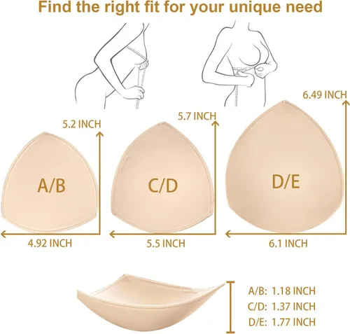 Vista 3 de TopBine Inserciones de almohadillas de sujetador