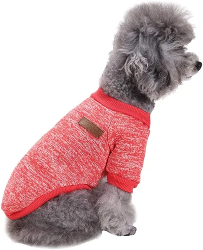 Vista 11 de Jecikelon Ropa para Perros Suéter para Perros Ropa Suave para Cachorros Ropa de Invierno Suéteres para Cachorros Atuendo Cálido para Perros Pequeños