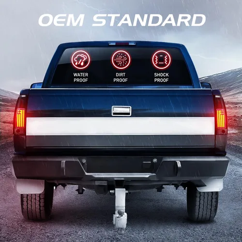 Vista 7 de Luces traseras LED para 88-99 Chevy GMC C/K 1500 2500 3500, C/K 1500 2500 Suburban 92-99, para Silverado 94-98, para Blazer 92-94, para Tahoe 95-99