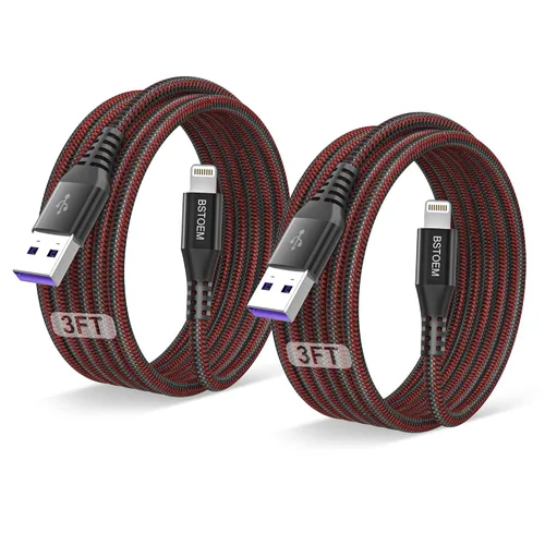 2Pack for iPhone Charger Cable 3FT, Lightning for Apple Charging Cord 3ft for iPhone 14/13/12/11 Pro/X/Xs Max/XR/8 Plus/7/6/5/SE,for IPad USB Charge