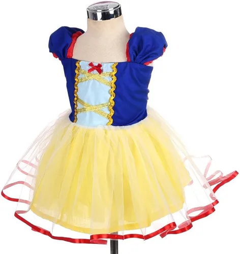 Vista 3 de Dressy Daisy Disfraces de princesa para cumpleaños, Halloween, Navidad, fiesta, vestidos para niñas de 3 a 6 meses