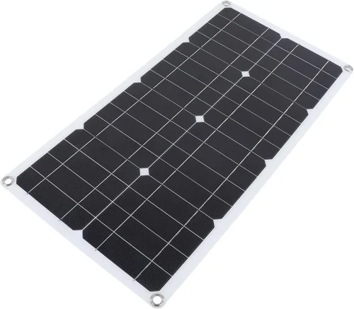 Vista 8 de Kit de panel solar portátil - Kit de inicio de panel solar monocristalino de 250 W con controlador solar de 10 A, puertos USB duales, sistema